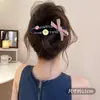Pinza plana para el cabello que no lastima la parte posterior de la cabeza, adecuada para mujeres con cabello fino, pinza de cocodrilo elegante y exquisita, pasador versátil