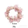 Anillo para el Cabello Grande Transfronterizo Accesorio para el Cabello Cristal Retro Goma Elástica para el Cabello Simple Alta Elasticidad Banda Elástica Una Pieza Venta al por Mayor