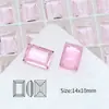 Pedras de Strass para Nail Art com Base Transparente, Pedras de Strass Grandes com Base Pontiaguda tipo Doce de Rocha, Decorações para Unhas, Strass de Cristal Coloridos Deslumbrantes Usáveis para Unhas