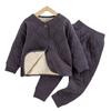 Otoño e Invierno Nuevo Tipo A Traje de Ropa Interior Térmica Uniforme Escolar para Estudiantes de Primaria Niños y Niñas Usan Uniforme Escolar Espesado Artefacto