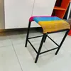 Máquina de coser coche plano taburete de enfriamiento transpirable empleado de fábrica de ropa silla de trabajo taburete transpirable de verano