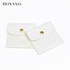 Bolsas de Joyería de Cuero PU de Alta Gama Se Están Vendiendo Bien en las Principales Plataformas. Bolsas para Joyería con Broche de Presión y Bolsas para Joyería de Cuero PU con Tapa abatible Se Personalizan