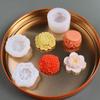 Molde de silicona Guofeng para hornear pudín de flores de hibisco, mousse, pastel, bricolaje, forma de rosa, vela creativa, flor