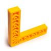 Yunbei Carpintería Regla de Posicionamiento en Ángulo Recto 3 pulgadas 6 pulgadas Regla de Ángulo Recto en Forma de L Regla Triangular de Plástico Regla Giratoria Regla de Marcado Soporte