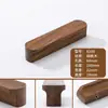 Manijas de Madera de Nogal, Gabinetes de Cajones de Madera Maciza, Puertas de Gabinete de Madera, Manijas de Armario de Madera Natural, Gabinetes de Madera, Minimalista Estilo Japonés