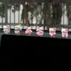 Nuevos accesorios interiores de coche KT Cat, lindas figuras de dibujos animados para vehículos eléctricos, artículos decorativos para la consola central y la pantalla del coche