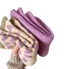 Calcetines Gruesos Forrados de Polar Otoño e Invierno Base de Toalla de Felpa Cachemir Cálido Morado Amor Flor Pequeña Ins Calcetines de Mujer de Moda