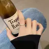 Anillo Exquisito con Lazo Estilo Coreano para Mujer, Anillo de Dedo Índice de Moda y Sencillo con un Toque de Lujo, Anillo Abierto con Diseño de Nicho