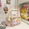 Mochila de Capa de Dolor Transparente de Doble Propósito para Niñas para Viajar, Bolso de Hombro Pequeño Ligero para Estudiantes de Primaria, Bolsa Linda para Bebé, Bolso Pequeño de Dolor