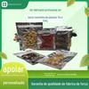 Sacos Metalizados para Ração de Peixe, Lanches, Café, Chá, Sacos a Vácuo Semitransparentes, Lanches Personalizados, Grau Alimentício