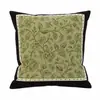 Almofada de Veludo Holandês Estilo Retrô Luxo Leve Almofada de Encosto para Sofá de Sala Sensação de Alto Padrão Quadrada Decoração de Quarto Almofada Lombar Lavável