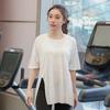 [Procesamiento y Personalización] Ropa de Yoga Talla Grande Camiseta Ropa de Fitness para Mujer Gordita mm Ropa Deportiva para Correr Tops Verano Transpirable