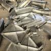 Procesamiento de piezas de aluminio fundido personalizadas, Fundiciones de aleación de aluminio por fundición en arena, Codo de brida triple de aluminio, Piezas mecánicas, Carcasa