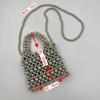 Nova Bolsa de Mão Tecida de Alta Qualidade, Bolsa de Corrente com Recortes Fashion, Bolsa Transversal, Bolsa de Recorte de Nicho, Bolsa para Acessórios de Férias