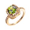 Joyería de deseos, anillo europeo y americano, oro rosa, diamante cuadrado, accesorios de circonita, suministro personalizado transfronterizo, pulsera al por mayor