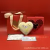 Amor no Dia dos Namorados Chinês Peça de Ouro em Forma de Coração 52mg Ouro Puro 999 Presente de Dia dos Namorados Chinês Ouro Casca d'Água Atacado