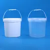 Balde Plástico Grosso de 10 Litros para Lancheira Armazenamento Doméstico de Grau Alimentício Balde para Embalagem de Takeaway de Lagostim Balde de Água para Gatos e Cachorros Atacado