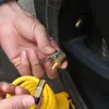 Adaptador de Bico Insuflável Americano de Conexão Rápida para Carro Cabeça de Conversão Rápida Clipe na Válvula da Pneu Plugue da Bomba de Ar