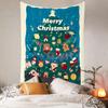 Decoração de Quarto Han Feng Tapeçaria de Natal Decoração de Parede Tecido para Pendurar na Parede ao Lado da Cama Estilo Ins Tecido de Fundo para Decoração de Natal