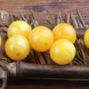 Cuentas Sueltas de Cera de Abeja Báltica Cuentas Redondas Segunda Generación Nuevo Amarillo Aceite de Pollo Miel Accesorios DIY con Cuerda de Cuentas Fluorescentes Flotantes de Agua Salada
