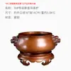 Incensário Cabeça de Leão de Cobre com Base para Casa, Sala de Chá, Entrada, Decoração de Escritório, Ornamento Auspicioso
