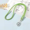 2024 Creativo 6 Filas Strass Lanyard para Teléfono Cadena Larga Correa de Muñeca Anti-Caída Universal Portapase de Trabajo