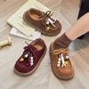 Zapatos Birkenstock para Niñas Otoño 2025 Nuevos Zapatos Retro para Niños Zapatos para Niñas Zapatos de Suela Suave Moda para Niñas Zapatos de Cuero para Niñas