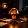 Nuevo producto transfronterizo: Cráneo de Halloween, calabaza, lámpara de fantasma, decoración creativa para el hogar, decoración de ambiente para habitación infantil, estatua de resina