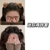 Pinza de Agarre Pequeña con Flequillo Lateral Estampado de Leopardo Pinza para el Cabello con Lazo para Mujer 2025 Nuevo Pinza de Cabeza de Princesa de Gama Alta Otoño e Invierno
