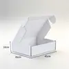 Caixa de avião branca, caixa de embalagem colorida, caixa de papel retangular pequena de avião, caixa para entrega expressa, alto valor estético estilo ins