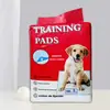 Almohadillas adhesivas para orina de mascotas de cuatro esquinas, almohadillas desechables para entrenamiento de perros, eliminadoras de olores, pañales absorbentes