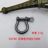 Llaveros de Aleación de Zinc Chapados en Oro para Equipaje y Artículos de Cuero, Venta Directa con Descuento del Fabricante, Hebilla de Herradura en Forma de U Multicolor para Accesorios de Bolsos