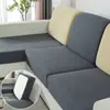 Capa Elástica para Sofá, Capa de Almofada para Sofá Totalmente Abrangente, Capa de Sofá, Capa de Almofada para Sofá de Combinação com Chaise Universal para Todas as Estações