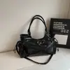 Bestseller transfronteiriço: bolsa feminina grande de couro macio texturizado vintage, nova moda 2026, bolsa tote para o dia a dia, bolsa de ombro