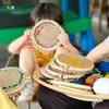 Jardín de Infantes Clase Media Área de Tejido Material Área de la Esquina Grande Actividad Bordado de Cáñamo Montessori Espina Juguete Didáctico Hecho por Uno Mismo Tour