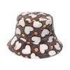 Nuevo Sombrero de Cubeta Relleno Otoño e Invierno 2024 Sombrero Cálido de Amor Colorido Casual Más Fácil de Combinar Lindo Sombrero de Pescador Versión Coreana para Mujeres