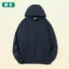 Sudadera con capucha de peso pesado de 500 g, unisex, estilo americano, corte holgado, casual para otoño e invierno, sudadera de moda extragrande