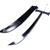 Periférico de anime 120cm acero una pieza Ojo de Águila noche cosplay arma utilería modelo hoja no abierta
