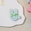 Pinza para el pelo con lazo de lentejuelas de conejo dulce estilo coreano, accesorio para el pelo para niñas, pinza no dañina para flequillo lateral, adorno para el pelo
