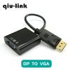 Cabo de conexão DisplayPort linha DP PARA VGA macho grande DP PARA fêmea DP PARA VGA