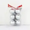 Bolas de Natal Foscas Longhu 4cm, Bolas de Decoração de Natal, Pequenos Enfeites para Árvore de Natal, Decorações de Feriado