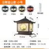 Luminária de Coluna Solar Lâmpada de Coluna para Portão de Pátio de Villa Lâmpada de Coluna para Cerca ao Ar Livre Lâmpada de Coluna Paisagística à Prova d'Água para Exterior
