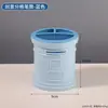 Portalápices Creativo Retro Caja de Almacenamiento Estudiante Escritorio Estantería Estuche Redondo para Lápices Caja de Papelería Minimalista Le glaze Fábrica de Resistencia