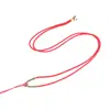 Cordón para Collar de Cuentas de Flor de Lirio Pequeña para Hombres y Mujeres, Cordón Colgante de Joyería Tejido a Mano, Colgante Hecho a Mano para DIY, Accesorio de Ropa, Cordón para Colgante
