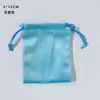 Bolsa de terciopelo con cordón, acolchada, en stock. Bolsa de terciopelo ultrasuave para empaquetado y almacenamiento de joyas, disponible en varios colores