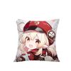 Mercancía de Genshin Impact Almohada de Peluche Impresa Dibujo Animado Anime Bidimensional Respaldo Sofá Cojín de Dormitorio Marca Compartida Decoración del Hogar