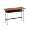Escritorio de Madera Maciza para Apartamentos Pequeños, Escritorio de Estudio para Dormitorio, Mesa Estrecha Montada en la Pared, Escritorio de Escritura, Escritorio de Computadora Vintage Bauhaus para Uso Doméstico