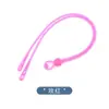 Cuerda de Gafas de Silicona de Tres Agujeros Hebilla Ajustable de Colores Cordón de Gafas Elástico de Silicona Antideslizante para Deportes Cuerda Anticaída