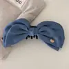 Pinza de Plátano para Coleta Alta con Lazo de Satén Pinza para Moño Pinza para Coleta Pinza Vertical Elegante Versátil Accesorio para el Cabello Esponjoso