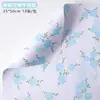 Papel de Regalo Floral de Primavera Flores Frescas Pequeñas Papel de Atmósfera Impermeable Material para Ramo de Flores Hecho a Mano Tienda de Flores DIY